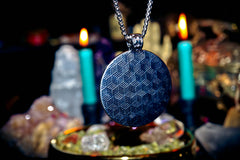 GNOSTIC SHIELD Circle of Protection Banish Black Magick, Dark Forces, Bind Witches & Warlocks, Protection From All Harm, Repel Curses & Negative Energy Djinn Amulet!