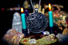 GNOSTIC SHIELD Circle of Protection Banish Black Magick, Dark Forces, Bind Witches & Warlocks, Protection From All Harm, Repel Curses & Negative Energy Djinn Amulet!