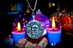 GREEN MAN Celtic Folklore Druid Alchemy Pagan Magick Haunted Gypsy Witch Talisman