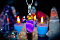 Haunted Violet Flame Money Drawing Success Talisman Amulet! Manifest Wealth, Creativity, Job Success, Banish Negative Energy!