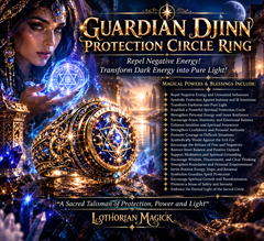 Guardian Djinn Protection Circle Ring! Repel Negative Energy! Transform Dark Energy into Pure Light! ** POWERFUL ** Magick Gypsy Witch Talisman!