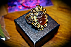 HAUNTED WITCH OWNED SECRET SOCIETY GHOST RING