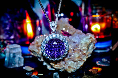 HEKATE Goddess Djinnya Elite Wealth Elorian 3rd Eye Psychic Amulet of Ancient Power! Genie of Granted Wishes! Conjure Raw Energy, Sacred Blessings, Good Luck! Sterling Silver!