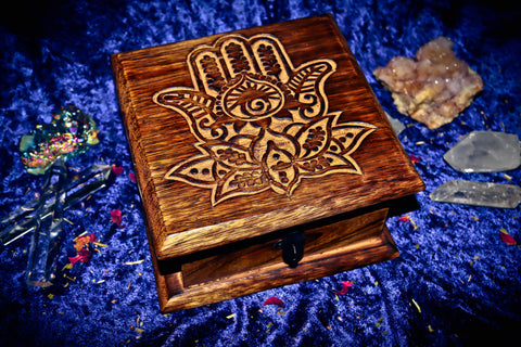 HAUNTED Wishing Box! Evil Eye Protection! Amplify the Magick of Spells and Spirits! Occult Magic Chest of Wishes! Boost your Power now!