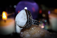 Haunted White Light Angel Djinn Ring of Unlimited Blessings! Genie of the 7th Realm! TOP LEVEL Witchcraft Spells of Wealth, Protection, Miracles and Wishes!