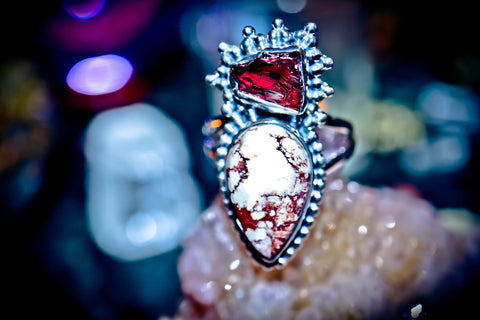 Money Attraction Queen Genie Spell! Wealth & Blessings! Witch Talisman Ring!