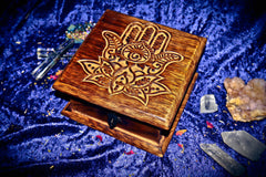 HAUNTED Wishing Box! Evil Eye Protection! Amplify the Magick of Spells and Spirits! Occult Magic Chest of Wishes! Boost your Power now!