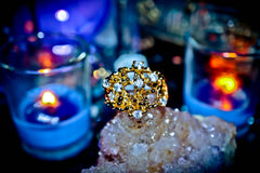 ** LUCK of the FAERIES ** Metaphysical Magick Pagan Occult Money Spell Ring! Wealth, Good Luck and Abundance! Faerie Genie Ring! $$$ Gain Success & Manifest Riches!