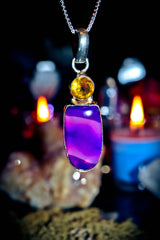 Haunted Violet Flame Money Drawing Success Talisman Amulet! Manifest Wealth, Creativity, Job Success, Banish Negative Energy!