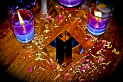 Haunted Djinn Crystal Pyramid