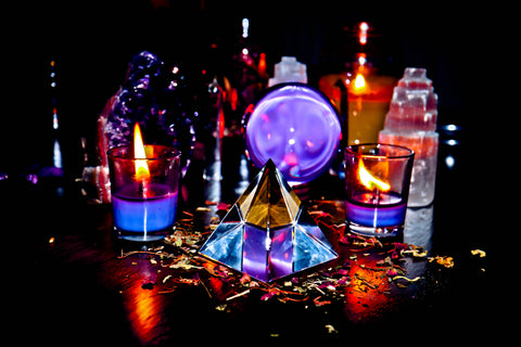 CHARGING CRYSTAL Amplify The Power of Your Metaphysical Items x10! Sacred Charging Crystal! Powerful Energy! Pyramid of Unlimited Blessings! WEALTH DJINN!