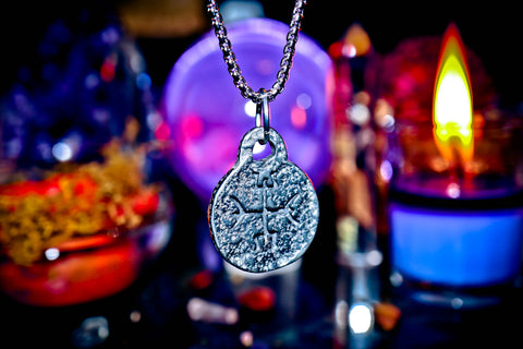 Haunted Viking Rune Norse God Genie Warlock Talisman Amulet of Power, Strength, Wisdom, Wealth, Intellect & Enlightenment! Ancient Pagan Genuis IQ Occult Magick Pendant Necklace!