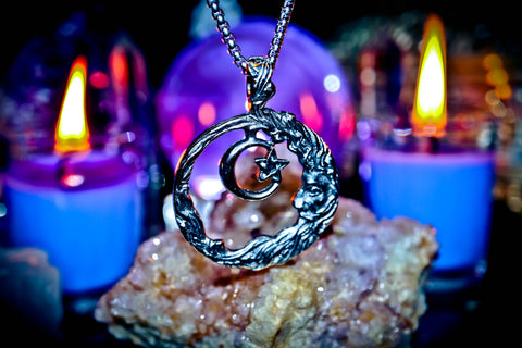 LUNAR ALCHEMY Haunted Amulet of Ancient Immortal Power! MOON MAGICK Banish Negative Energy! ** Sacred Purification Spell Positive Energy Ancient White Magick ~ Banish Bad Karma & Evil Forces! * Haunted!