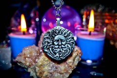 GREEN MAN Celtic Folklore Druid Alchemy Pagan Magick Haunted Gypsy Witch Talisman Amulet of Wishes, Immortality, Longevity, Rejuvenation! Ancient Deity of Prosperity & Transformation! $$$