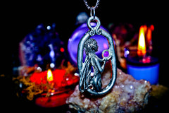 PSYCHIC VISION Faerie / Fairy Guardian Amulet of Good Luck & Wealth! Dryad Fae Forest of Ancient Wisdom MAGIC! Swirling Light + Energy! $$$