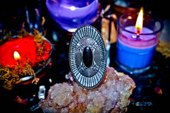 ** EVIL EYE ** REMOVE CURSES & HEXES Voodoo Witch Doctor Haunted Talisman Haitan POWERFUL Hoodoo Spell Repel Negative Energy! ~ * Handmade Gypsy Witch Ring! * $$