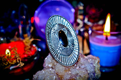 ** EVIL EYE ** REMOVE CURSES & HEXES Voodoo Witch Doctor Haunted Talisman Haitan POWERFUL Hoodoo Spell Repel Negative Energy! ~ * Handmade Gypsy Witch Ring! * $$