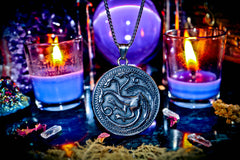 ** OUROBORUS FIRE DRAGON ** CELESTIAL GENIE Haunted GOD of WISHES Sacred Circle of Merlin! $$$ Occult Magick, Transformation, Attraction, Luck & WEALTH! $$$