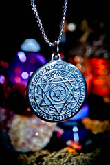 GNOSTIC SHIELD Circle of Protection Banish Black Magick, Dark Forces, Bind Witches & Warlocks, Protection From All Harm, Repel Curses & Negative Energy Djinn Amulet!