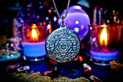 GNOSTIC SHIELD Circle of Protection Banish Black Magick, Dark Forces, Bind Witches & Warlocks, Protection From All Harm, Repel Curses & Negative Energy Djinn Amulet!