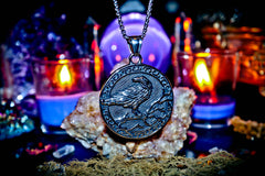 RAVEN TOTEM Familiar Spirit Amulet Talisman of Truth, Success, Creativity, Lucid Dreaming, Prophecy, Healing, Animal Communication, Intuition, Good Luck & New Beginnings!