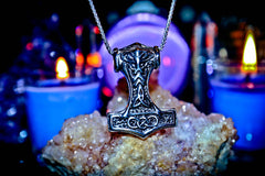 ** MONEY MAGNET ** Celtic Lucky 7 Wealth Attraction Amulet Necklace Pendant! Fortune & Success! Purify Your Aura & Spiritual Energy! Banish Bad Karma! Get Rid of Negative Energy! $$$