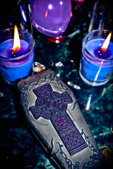 Haunted Vampire Djinn Charging Box Handmade Gypsy Witch Vessel, Bury Your Old Self, Transformation, Banish Evil & Dark Forces! Repel Curses & Hexes! Attract Wealth & Power!