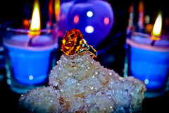 **PAST LIVES** Vision Quest Psychic Lucid Dreams Astral Spirit Haunted Ring PAST PRESENT FUTURE Cosmic White Magic! AMETHYST!