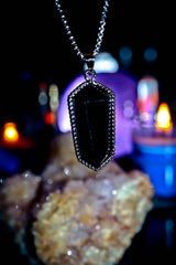 ** EVIL EYE ** REMOVE CURSES & HEXES Voodoo Witch Doctor Haunted Talisman Haitian POWERFUL Hoodoo Spell Repel Negative Energy! ~ Handmade Witch Amulet! * ONYX