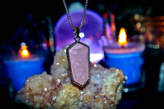 ULTIMATE TRUE BEAUTY Rose Quartz Amulet Perfect Figure Enchanted Spell Weight Loss Haunted Alchemy Magic Spell! ** WHITE MAGICK! Sacred + Blessed! * 100% Pure!