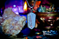 AURA CLEANSING Sacred Purification Spell Banish Negative Energy White Magick Haunted Wicca Amulet ~ Repel Dark Forces, Eliminate Bad Karma! ~ Sacred Quartz Crystal!