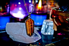 TALISMAN WEALTH Secret Society Elite Haunted Witchcraft Wizard Amulet! Ultimate Riches! Money and Power! Ancient Prosperity Spell! ~ Tiger's Eye Gemstone! $$$