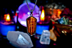 TALISMAN WEALTH Secret Society Elite Haunted Witchcraft Wizard Amulet! Ultimate Riches! Money and Power! Ancient Prosperity Spell! ~ Tiger's Eye Gemstone! $$$