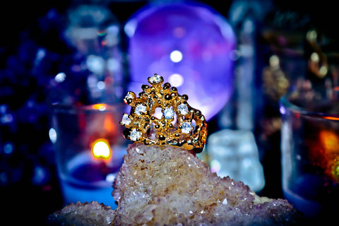 ** LUCK of the FAERIES ** Metaphysical Magick Pagan Occult Money Spell Ring! Wealth, Good Luck and Abundance! Faerie Genie Ring! $$$ Gain Success & Manifest Riches!