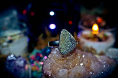 ** MIDAS TOUCH ** Everything You Touch Turns to GOLD! Haunted Djinn Wealth Ring! Boost IQ, Money Attraction & Luck Manifestation Genie Spell Secret Society Talisman!