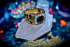 MERLIN WEALTH SPELL RING! Haunted Master Warlock Sorcerer Phoenix Genie! Elite Secret Society Alchemist Witchcraft Talisman! MONEY & WISDOM! Extreme Riches! BOOST IQ!