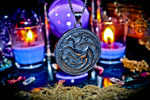 OUROBORUS FIRE DRAGON CELESTIAL GENIE Haunted GOD of WISHES Sacred Circle of Merlin! Occult Magick, Transformation, Attraction, Luck & WEALTH!