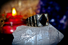 EVIL EYE Spell! REMOVE CURSES & HEXES Voodoo Witch Doctor Haunted Talisman Haitian POWERFUL Repel Negative Energy! Occult Witch Ring! ONYX Gemstone!