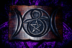 SAMHAIN Haunted Sacred Serpent Full Moon Lunar Eclipse Box of Wishes! Djinn Spirit Charging Box! Amplify the Power of Spells, Rituals and Magick x1000!