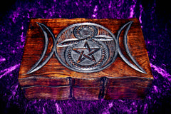 SAMHAIN Haunted Sacred Serpent Full Moon Lunar Eclipse Box of Wishes! Djinn Spirit Charging Box! Amplify the Power of Spells, Rituals and Magick x1000!