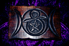 SAMHAIN Haunted Sacred Serpent Full Moon Lunar Eclipse Box of Wishes! Djinn Spirit Charging Box! Amplify the Power of Spells, Rituals and Magick x1000!