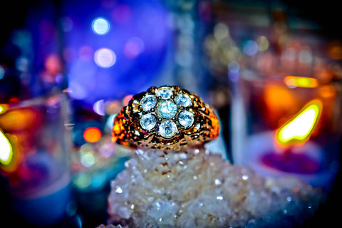 LEMURIAN STAR SEED Psychic Ability UFO Awakening Ring! Increase Mental Ability, Activate 3d Eye, Chakra Balance, Cleansing, Enlightenment & More!