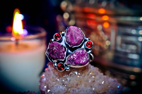 VOODOO Ring! 777 Secret Society Goddess Djinnya Occult Knowledge BABYLONIA Sacred Stone of SUCCESS! Wealth Codes and Power! Djinn KEY of Wishes & Occult Secrets!