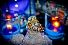 ** LUCK of the FAERIES ** Metaphysical Magick Pagan Occult Money Spell Ring! Wealth, Good Luck and Abundance! Faerie Genie Ring! $$$ Gain Success & Manifest Riches!