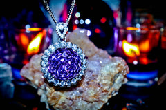 HEKATE Goddess Djinnya Elite Wealth Elorian 3rd Eye Psychic Amulet of Ancient Power! Genie of Granted Wishes! Conjure Raw Energy, Sacred Blessings, Good Luck! Sterling Silver!
