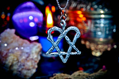 HEARTAGRAM Mystic Witchcraft Spell Ritual Talisman Necklace