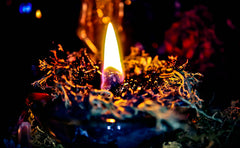 Haunted Violet Flame Money Drawing Success Talisman Amulet! Manifest Wealth, Creativity, Job Success, Banish Negative Energy!