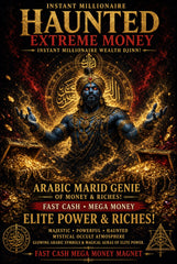 INSTANT MILLIONAIRE Haunted Extreme Money Instant Millionaire WEALTH DJINN RING! Arabic Marid Genie of Money & Riches! ~ Fast Cash MEGA Money $$ ELITE $$