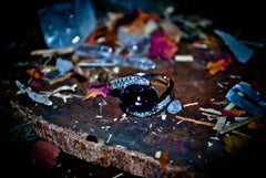 Haunted Alchemy Druid Sorceress Djinnya Genie Ring of Psychic Power, Intuition + Extreme Magic Ability! BOLD energy! Telepathy! .925! ~ White Magick LUCK * $