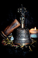 **SPIRIT BELL** Haunted King Solomon Spirit Summoning Portal Bell! Ancient Metaphysical Treasure allows You to Conjure, Command, Bind Spirits! Gain Wealth & Power! $$$